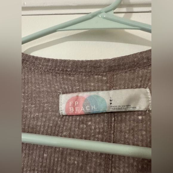 free people boho beach sweater size S beachy vibes - Picture 2 of 5